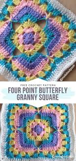 This granny square blanket crochet pattern is designed using four textured granny squares that resemble jewelry. Easy Colorful Granny Squares Free Crochet Patterns Granny Square Crochet Patterns Free Granny Square Crochet Pattern Crochet Square Patterns
