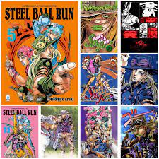 jojo steel ball run Anime Video Game Canvas Art Poster and Wall Art Picture  Print Modern Family bedroom Decor Posters