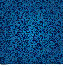 Check spelling or type a new query. Blue Vintage Floral Pattern On A Dark Background Illustration 28516998 Megapixl