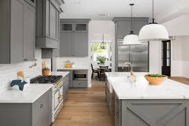 Something dark contracted with white cabinets will look. Charcoal Gray Kitchen Cabinets Design Ideas