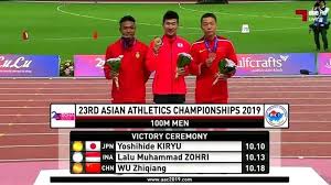 Zohri yang unjuk gigi di cabang olahraga lari jarak pendek mesti berpijak di startblock yang bentuknya berbeda dari yang pernah ia pakai. Indonesian Sprinter Lalu Muhammad Zohri Broke The Fastest Record In Southeast Asia Long Live Indonesia