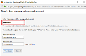 Http Bits Ub Ac Id Wp Content Uploads 2017 07 02 Panduan Impor Webmail Ub Ke Gmail Pdf