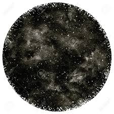 Seasonal sale is now officially live. Round Black And White Hand Drawn Watercolor Night Sky With Stars Stock Photo Picture And Royalty Free Image Image 44033851