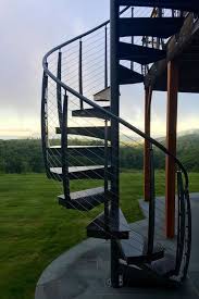 Maybe you would like to learn more about one of these? Spiral Stairs With Cable Railing Keuka Studios
