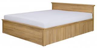 Cadre lit avec rangement140x200 cm. Lit Simple Lit D Appoint Matam 20 Avec Sommier A Lattes Couleur Chene 140 X 200