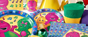 Here is a list of some of the party themes available. Barney Party Supplies For Kids Birthday Party Themes At Mtrade