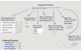 The five components of fitness give you a realistic picture of how fit you are. Physical Fitness Flowchart By Marianne Witkowski