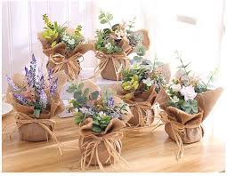 для ухода за цветами в доме творчества 10 упаковок Amerikanskij Pastyrskoj Stil Modelirovanie Len Gorshkah Poddelnye Cvetok Dekorativnoe Svadebnoe Uk Cvety Ukrasheniya Sushenye Cvety Dekor Iz Iskusstvennyh Cvetov