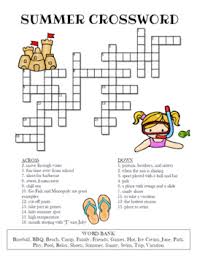 Free printable crossword puzzles with answers. Crossword Puzzles Summer Worksheets Teaching Resources Tpt