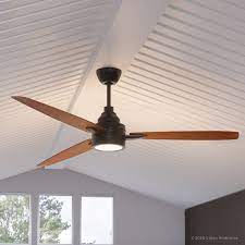 The material and price is also various. Uhp9042 Mid Century Modern Indoor Ceiling Fan 13 1 H X 60 W Olde Bro