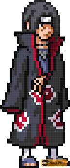 Fnaf the final timeline fnaf ultimate custom night duration. Pixel Art Of Uchiha Itachi Naruto Amino