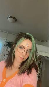 Green Hair Egirl Egirl Hair Fall Bob Long Bob Dark Egirl Hair Green Egirl Hair Color Hair Alt Tattoos Gi Long Hair Color Green Hair Green Egirl Hair