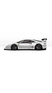 Ferrari F40 Ferrari F40 Art Cars Sport Cars