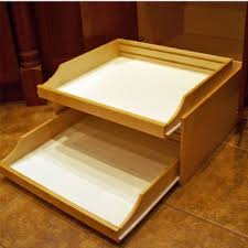 kitchen cabinet stacker shelves by