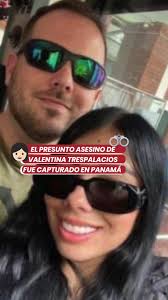 Valentina y John Poulos iniciaron su relación en 2021.  #ValentinaTrespalacios #Feminicidio #NiUnaMás #Violencia #Noticia #Noticias  #UnoTV