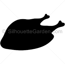 Download Cooked Turkey Silhouette