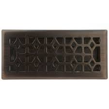 Accord Select Marquis Oil Rubbed Bronze Floor Register Duct Opening 4 In X 10 In Outside 5 5 In X 11 5 In Lowes Com Floor Registers Oil Rubbed Bronze Flooring
