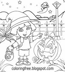 The spruce / elise degarmo the easter coloring pages in the list below are sure to put your chi. Dora The Explorer Coloring Pages Halloween Haunted