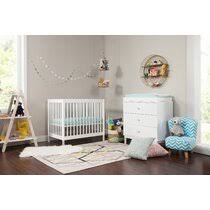The crib and changer both feature a solid backboard piece, unlike many other styles. Modern Crib And Changing Table Nursery Furniture Sets Allmodern