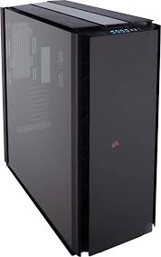 Amazon Com Corsair Obsidian Series 1000d Super Tower Case Smoked Tempered Glass Aluminum Trim Integrated Commander Pro Fan And Lighting Controller Computers Accessories