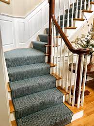 Momeni Zig Zag Ivy Blue Carpet Stairs House Styles Stairs
