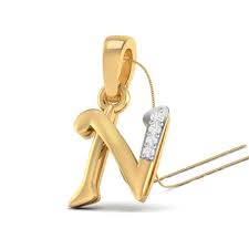 The history of the alphabet goes back to the consonantal writing system used for semitic languages in the levant in the 2nd millennium bce. The N Alphabet Diamond Pendant Pc Jeweller