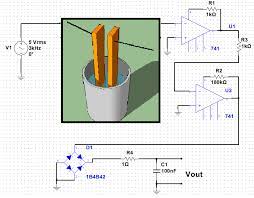 Capacitive Liquid Level Sensor Circuit