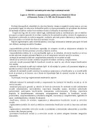 562/2006 al parlamentului european şi al consiliului uniunii europene din 15 martie 2006 de instituire a unui cod comunitar privind regimul de trecere a frontierelor de către persoane (codul frontierelor schengen). Rezumat Legea Asistentei Sociale