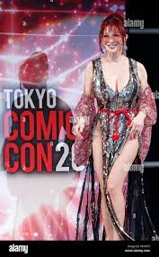 Mika Kano attends a talk show at Tokyo Comic Con 2017 in Makuhari Messe  International Exhibition Hall on December 1, 2017, Tokyo, Japan. This is  the second year that San Diego Comic-Con