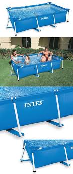 Above Ground Pools 116405 Intex 86 X 59 X 23 Rectangular Frame Above Ground Baby Splash Swimming Pool Buy Splash Swimming Pool Splash Pool In Ground Pools