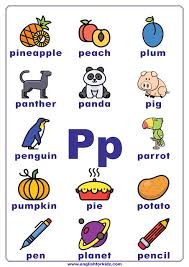 Huge list of common english words that start with p! English Alphabet Poster Letter P Phonics Posters Phonics Words Letters For Kids