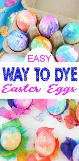 It will just depend on whether you want to eat your eggs or decorate with them. How To Dye Easter Eggs The Easy Way No Vinegar No Shaving Cream No Food Coloring No Rice No Easter Egg Decorating Kids Easter Eggs Diy Diy Easter Eggs Dye