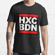 Beauty is never tarnished, made of iron Hxc Hardcore White Typo T Shirt By Dramapuppet Redbubble