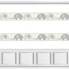 First use one or two sheets to make the headband. Second Life Marketplace Grey White Elephant Nursery Wallpaper Square Panels