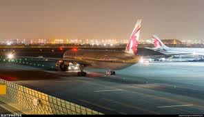 The Latest 777 To Join Qatar Airways Fleet Is Seen Here Moments Before Commencing Flight Qr69 To Frankfurt Fra A7 Bes Boein Qatar Airways Boeing 777 Boeing