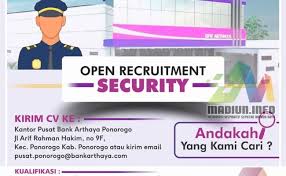 Pt bank rakyat indonesia (persero) tbk atau bank bri adalah bank bumn terbesar di indonesia yang saat ini sudah sangat popular di mata. Lowongan Kerja Satpam Bank Di Kediri Krian Kediri Banyuwangi Bursa Kerja Khusus Bkk Facebook Ketika Ada Lowongan Kerja Di Bank Maka Tentunya Itu Akan Menjadi Sebuah Peluang Untuk Anda