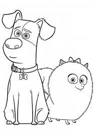 Secret life of pets party favors pack ~ bundle of 6 secret life of pets play packs filled with stickers, coloring books, crayons and more (secret life of pets party supplies) 4.5 out of 5 stars. Max And Gidget Coloring Pages The Secret Life Of Pets Coloring Pages Colorings Cc