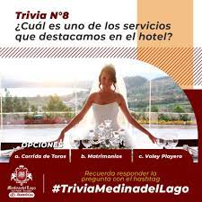 In france, being classified as a palace i. Hotel Medina Del Lago Trivia N 8 Cual Es Uno De Los Servicios Que Destacamos En El Hotel A Corrida De Toros B Matrimonios C Voley Playero