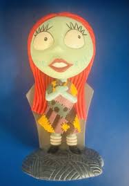 Nightmare Before Christmas Halloween Sally Skellington Coin Bank 8 3/4" PVC  NEW