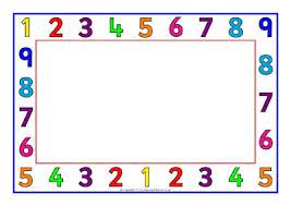 Number A4 Page Borders Sb11412 Page Borders Page Borders Design Scrapbook Frames