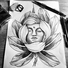 Buddha In A Lotus Buddha Tattoo Design Elephant Tattoos Buddha Tattoos