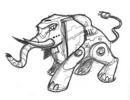 Sketch Please Mechanical Animal Mechanical Animals Robots Drawing Animals