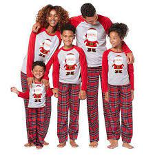 Christmas Family Match Pajamas Set Baby Kid Mom Dad Sleepwear Nightwear In 2021 Matching Family Outfits Matching Christmas Pajamas Kids Sleepwear