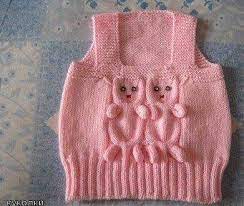 Pembe Orgu Kiz Cocuk Suveter Modeli Knitting Girls Baby Knitwear Baby Sweaters