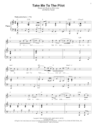Ainda criança se encantou pela música, mas foi somente na. Take Me To The Pilot Sheet Music Elton John Keyboard Transcription