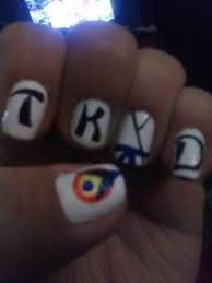 Taekwondo I M Going To Have To Try This One Day Hair And Nails Taekwondo Mani Pedi