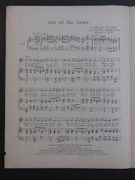 WOLFE Gilbert FRIEDLAND Anatol Lily of the Valley Chant Piano 1917 de WOLFE  Gilbert FRIEDLAND Anatol Lily of the Valley Chant Piano 1917: Partitura