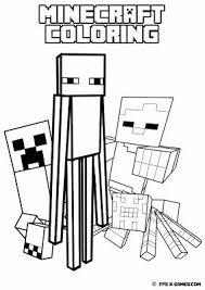 Keep your kids busy doing something fun and creative by printing out free coloring pages. Minecraft Coloring App Printables Fpsxgames Minecraft Printables Minecraft Coloring Pages Minecraft Pictures