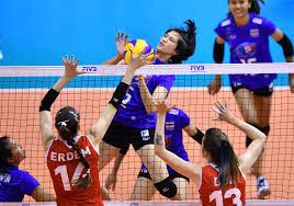 Each team tries to score points by grounding a ball on the other team's court under organized rules. à¸§à¸­à¸¥à¹€à¸¥à¸¢ à¸šà¸­à¸¥à¸ªà¸²à¸§à¹„à¸—à¸¢à¸ž à¸²à¸¢à¸• à¸£à¸ 1 3 à¹€à¸‹à¸•à¸•à¸šà¹€à¸™à¸Š à¸™à¸ª à¸¥ à¸à¸— à¹‚à¸„à¸£à¸²à¸Š