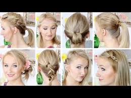 10 Frisuren In 8 Minuten Schnell Einfach Mittellanges Haar Youtube